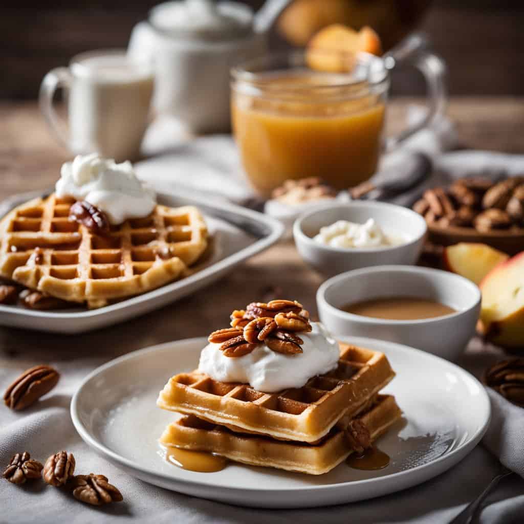 Cinnamon Apple Gluten-Free Waffles