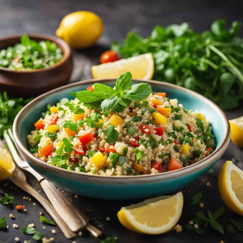 Quinoa Tabbouleh with Lemon