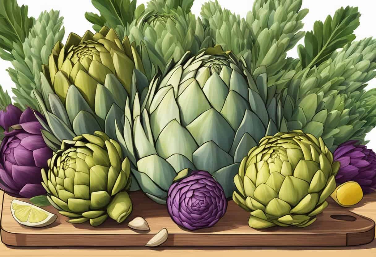 artichokes of many colors - 7 High-Fiber Vegan Foods for Better Digestion